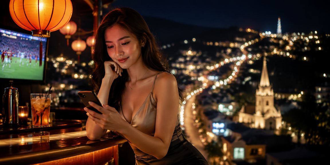 Đèn lồng Hội An lung linh bên cạnh màn hình cá cược thể thao trực tuyến